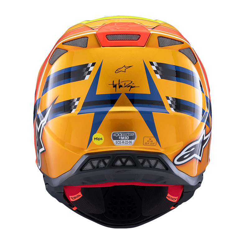 CASQUE MOTOCROSS ALPINESTARS CARBONE SM 10 TLD 25