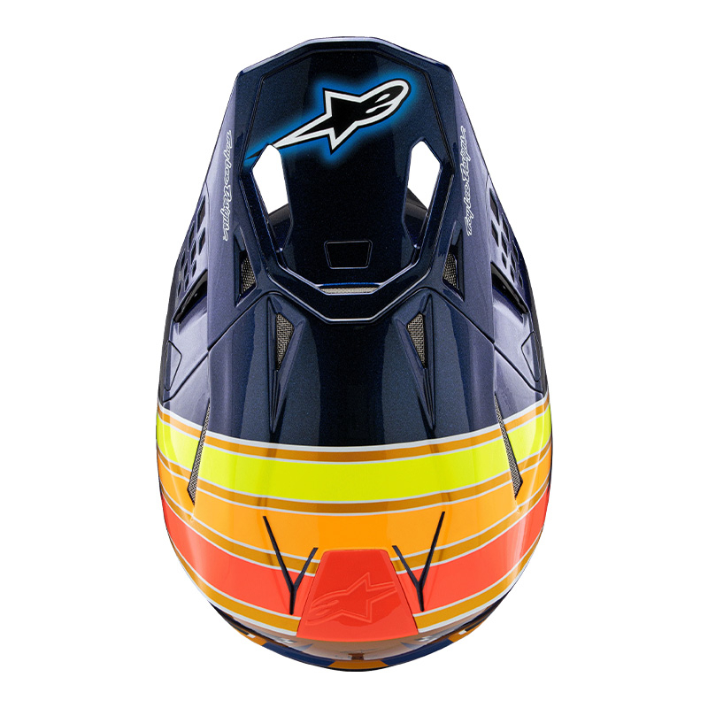 CASQUE MOTOCROSS ALPINESTARS CARBONE SM 10 TLD 25