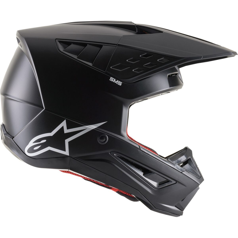 CASQUE CROSS ALPINESTARS SM5 SOLID  Couleur:Noir