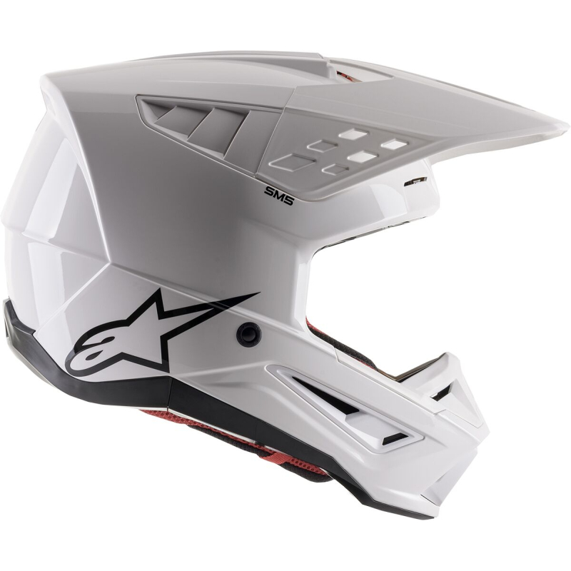 CASQUE CROSS ALPINESTARS SM5 SOLID  Couleur:Blanc