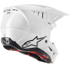 CASQUE CROSS ALPINESTARS SM5 SOLID  Couleur:Blanc