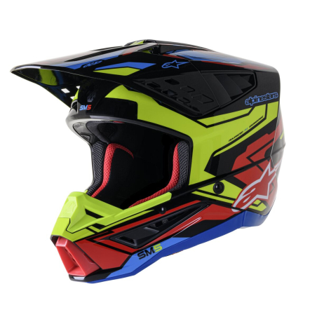 CASQUE CROSS ALPINESTARS SM5 ACT2  Couleur:Multicolor