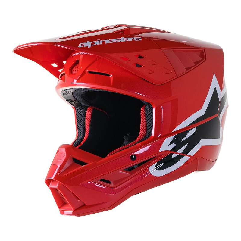 CASQUE CROSS ALPINESTARS SM5 CORP  Couleur:Rouge