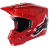 CASQUE CROSS ALPINESTARS SM5 CORP  Couleur:Rouge