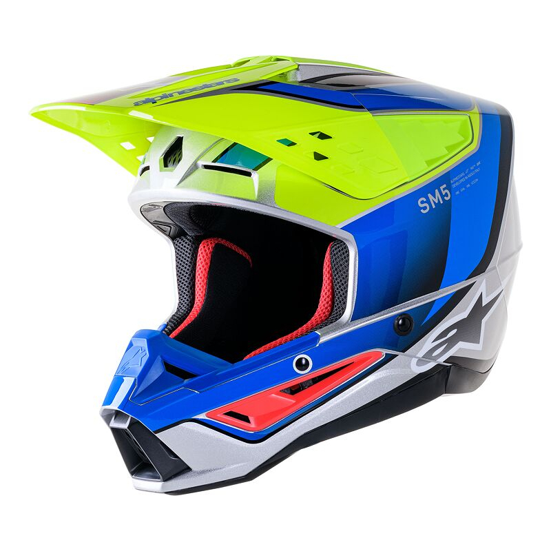 CASQUE CROSS ALPINESTARS SM5 SAIL  Couleur:Jaune