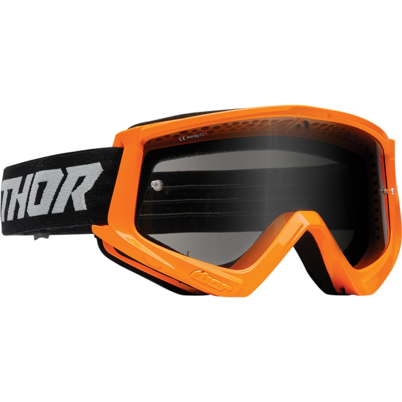 LUNETTE MOTO CROSS THOR COMBAT RACER SAND Couleur:Noir/Orange