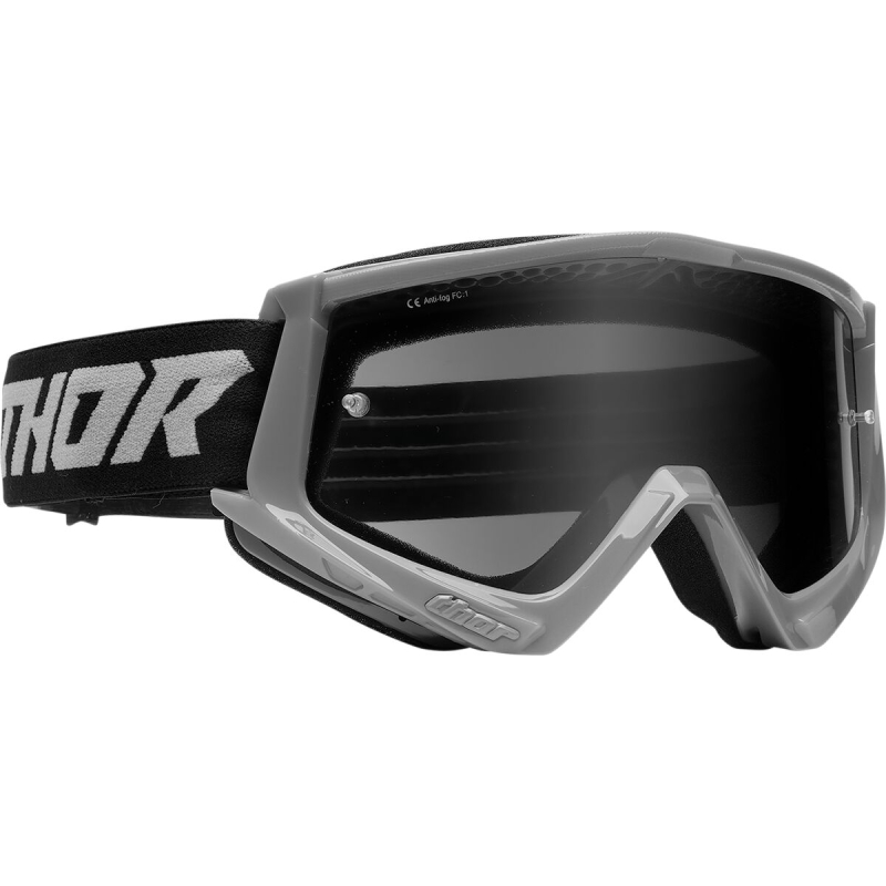 LUNETTE MOTO CROSS THOR COMBAT RACER SAND Couleur:Gris