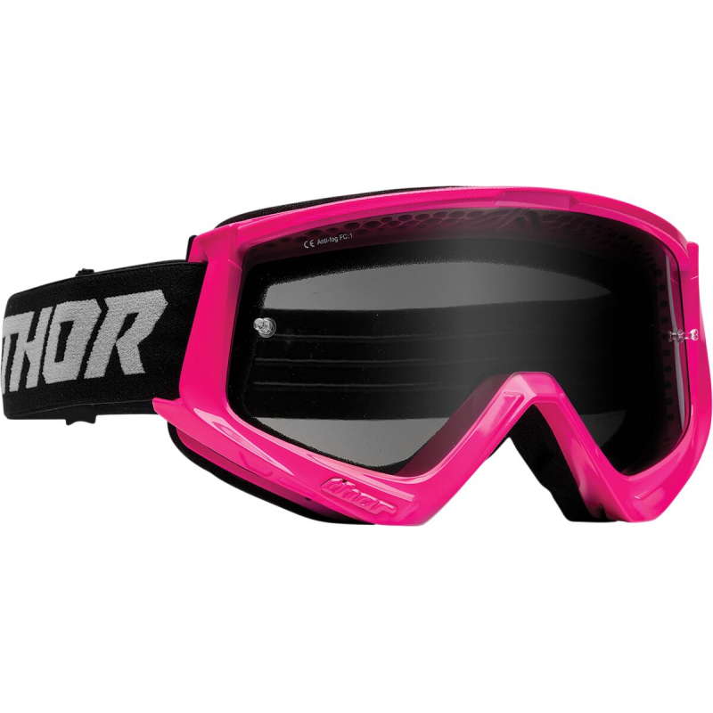 LUNETTE MOTO CROSS THOR COMBAT RACER SAND Couleur:Noir/Rose