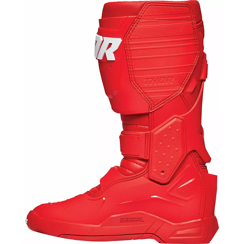 BOTTE MOTO CROSS THOR RADIAL  Couleur:Rouge