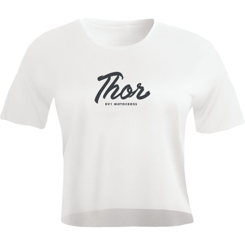 T-SHIRT FEMME THOR SCRIPT HAUT COURT