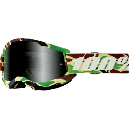 LUNETTE 100% MOTOCROSS STRATA 2 ÉCRAN NOIR