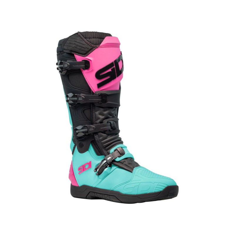 BOTTES SIDI X POWER SC VERT/ROSE