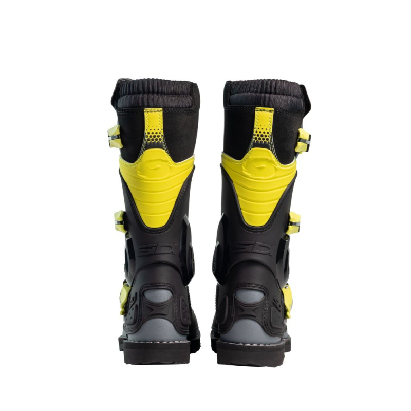 BOTTES SIDI FLAME JUNIOR GRIS/JAUNE