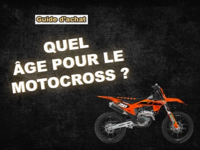 À quel âge peut-on faire du motocross ?